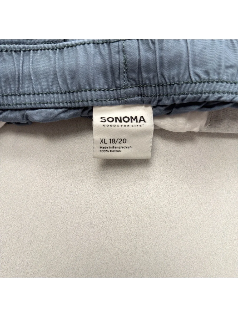 Sonoma Cotton Drawstring Shorts Elastic Waist - Boys XL 18/20 Lot of 4